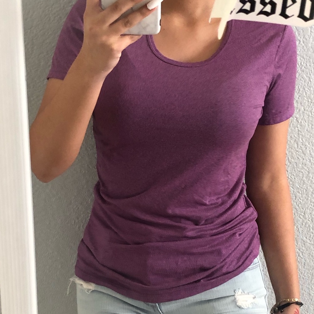 Simple cute purple top